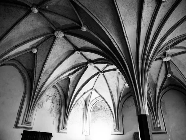 Plafond voûte nervure gothique — Photo