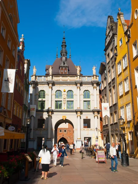 Gyllene port i gdansk — Stockfoto