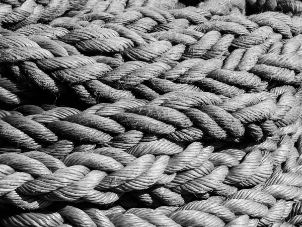 Abstract background made nautical rope texture — Stock Photo, Image