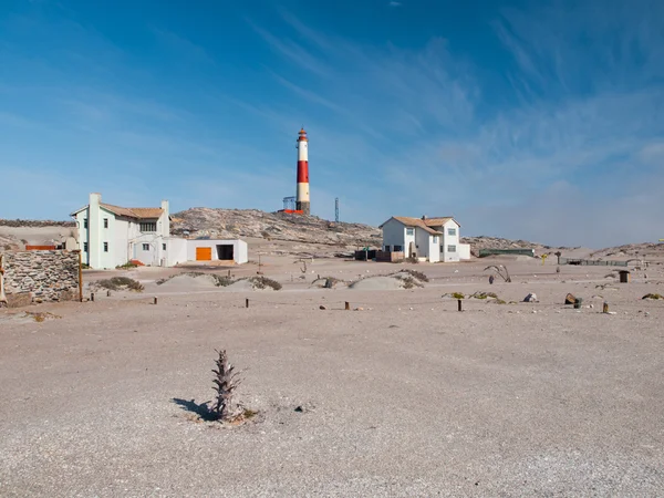 Diaz point lighthouse w pobliżu Lüderitz — Zdjęcie stockowe