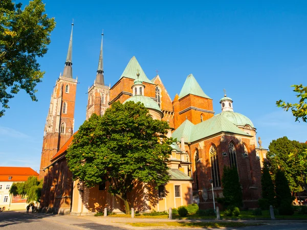 Døperen Johannes 'katedral i Wroclaw – stockfoto