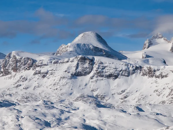 Vinterlandskap i Alperna — Stockfoto