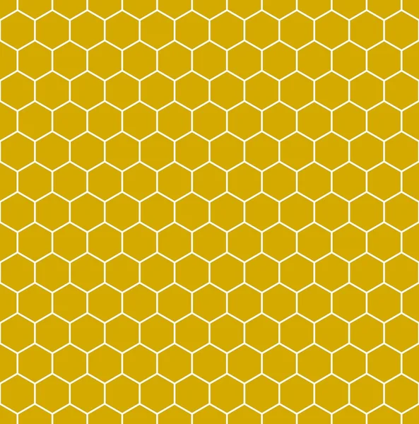 Fond hexagonal sans couture — Image vectorielle