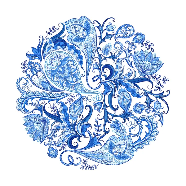 Paisley decoratief patroon — Stockvector