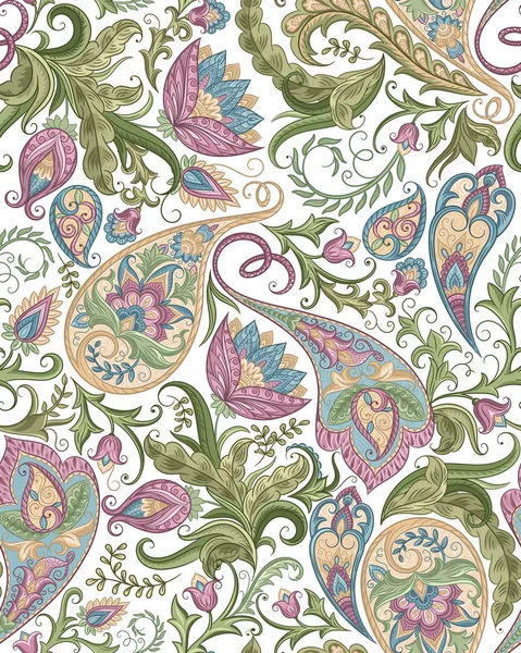 Patrón paisley sin costuras — Archivo Imágenes Vectoriales