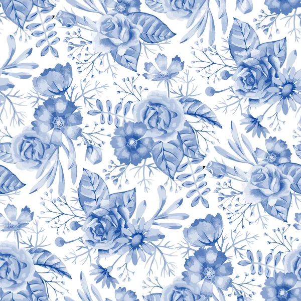 Aquarelle motif sans couture — Image vectorielle