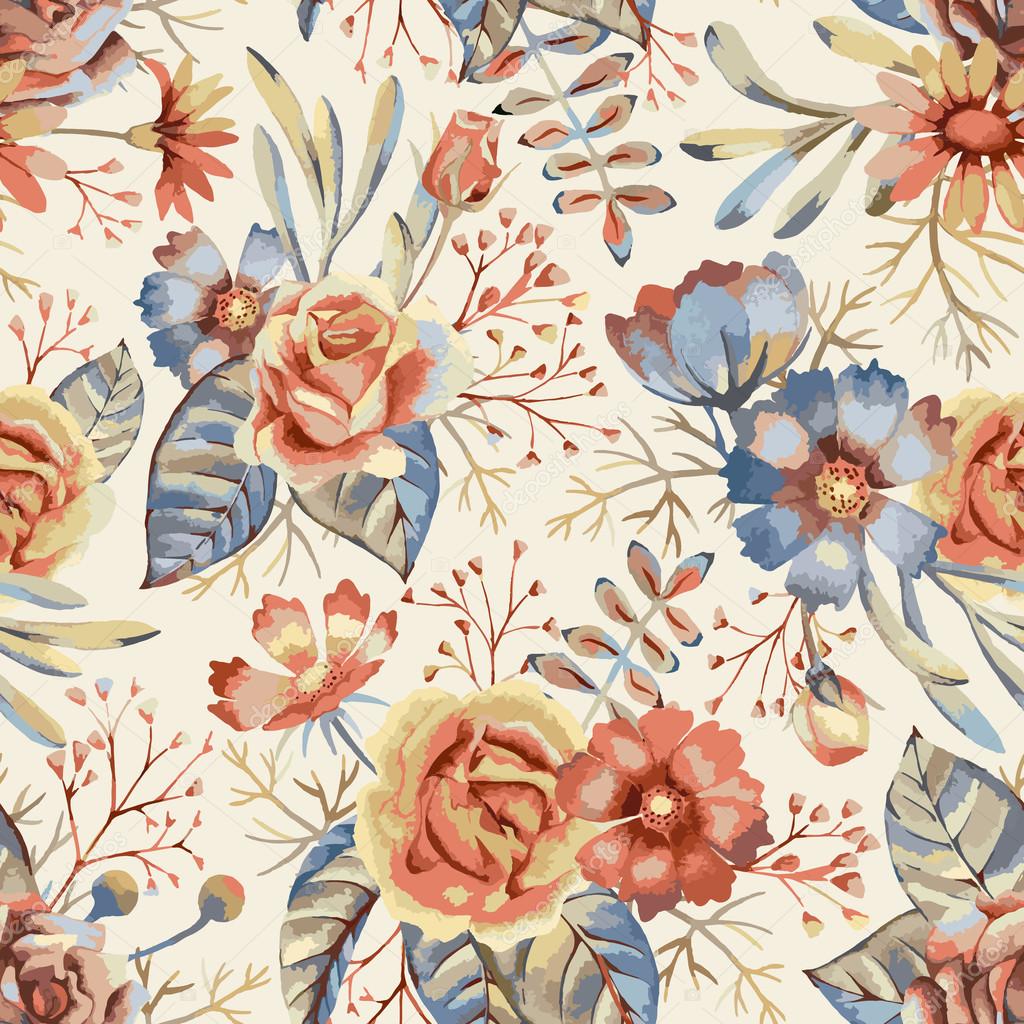 Watercolor Seamless Pattern