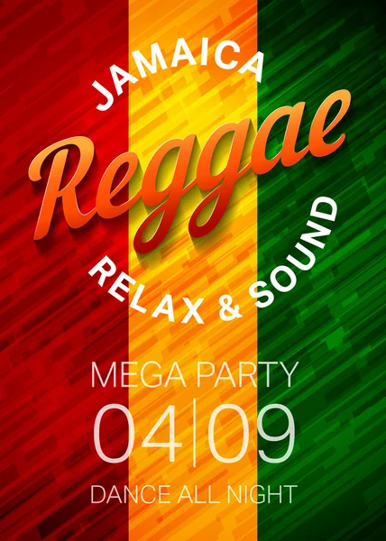 Reggae. — Vector de stock