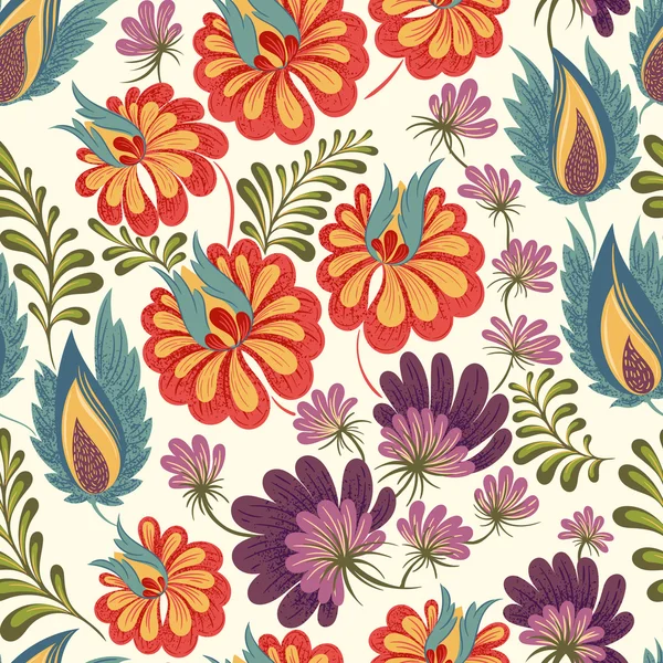 Lindo patrón floral — Archivo Imágenes Vectoriales