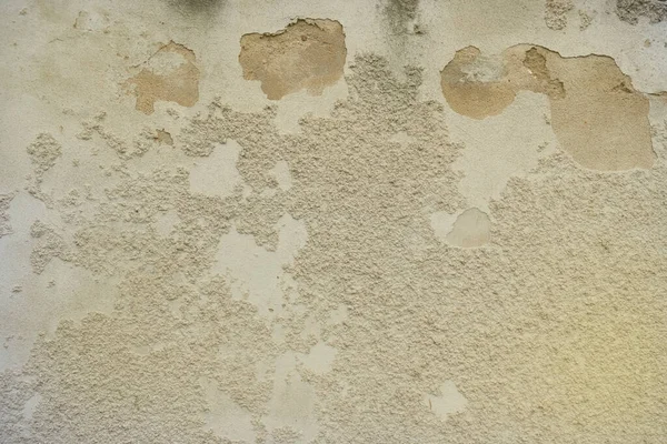 Teksturowane Tło Starej Ściany Beżowego Tynku Gładka Powierzchnia Pęknięcia Przestrzeń — Zdjęcie stockowe