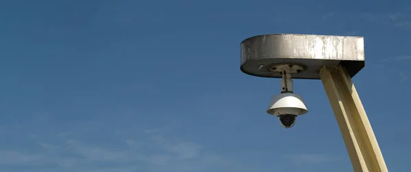 Sistema Vigilancia Cámaras Cctv Panorámicas Seguridad Línea Moderna Tiempo Real — Foto de Stock