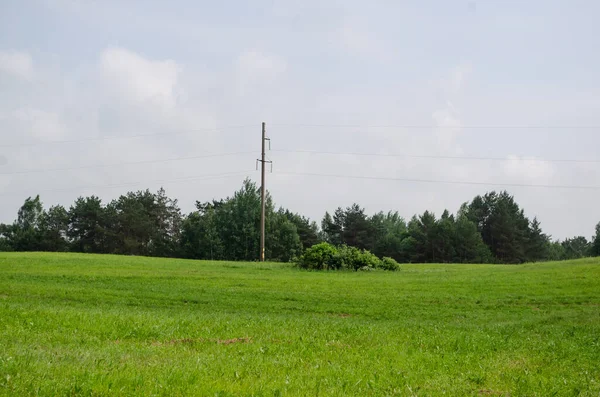 Landschap Met Heuvels Bossen Zomer — Stockfoto