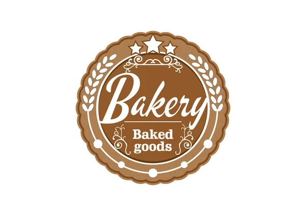 Vintage bakkerij label — Stockfoto