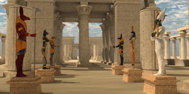 Temple of Ancient Pharaohs clipart