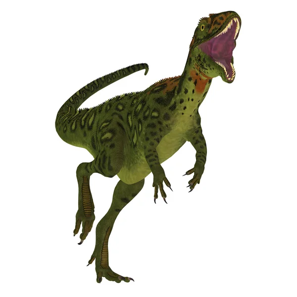 白地マシアカサウルス恐竜 — ストック写真