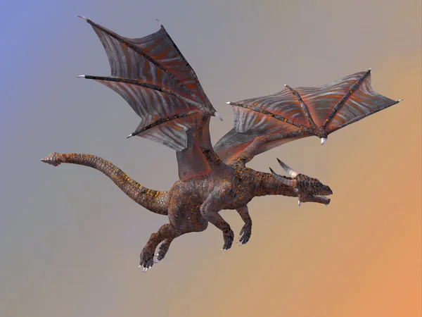 Hell Dragon Flying — Stock Photo, Image