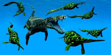 Nothosaurus deniz sürüngen