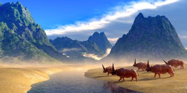 Elasmotherium, Pliyosen ve Pleistosen döneminde Rusya, Ukrayna ve Moldova 'da yaşamış boynuzlu gergedan memelisidir..