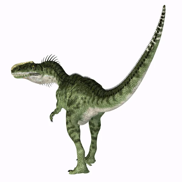 Monolophosaurus Var Köttätande Teropod Dinosaurie Som Levde Kina Juraperioden — Stockfoto