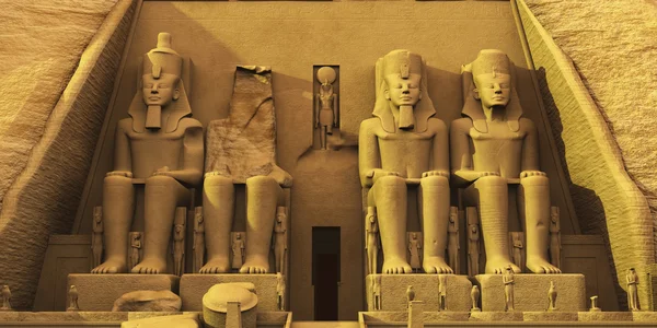 Templo de Abu Simbel — Foto de Stock