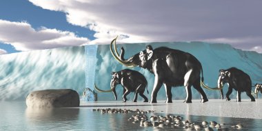Glacier Mammoths clipart