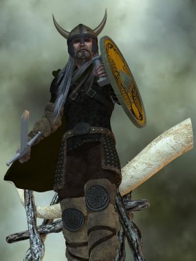 Viking Man clipart