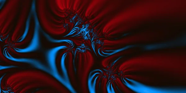Rood blauw zijde of fluweel materiaal — Stockfoto