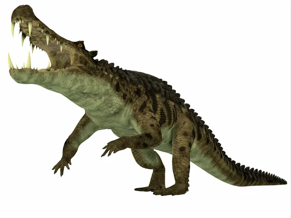 Kaprosuchus var en marin reptil — Stockfoto