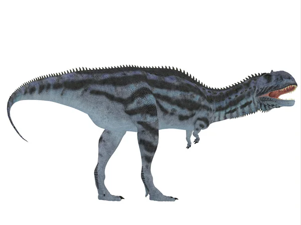 Perfil lateral do majungasauro — Fotografia de Stock