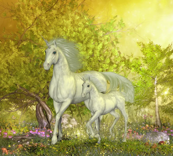 Unicorni a Glen — Foto Stock
