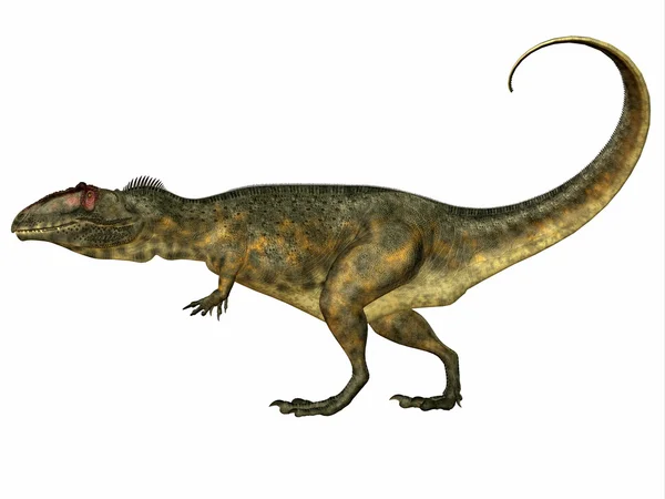 Giganotozaur sylwetki — Zdjęcie stockowe