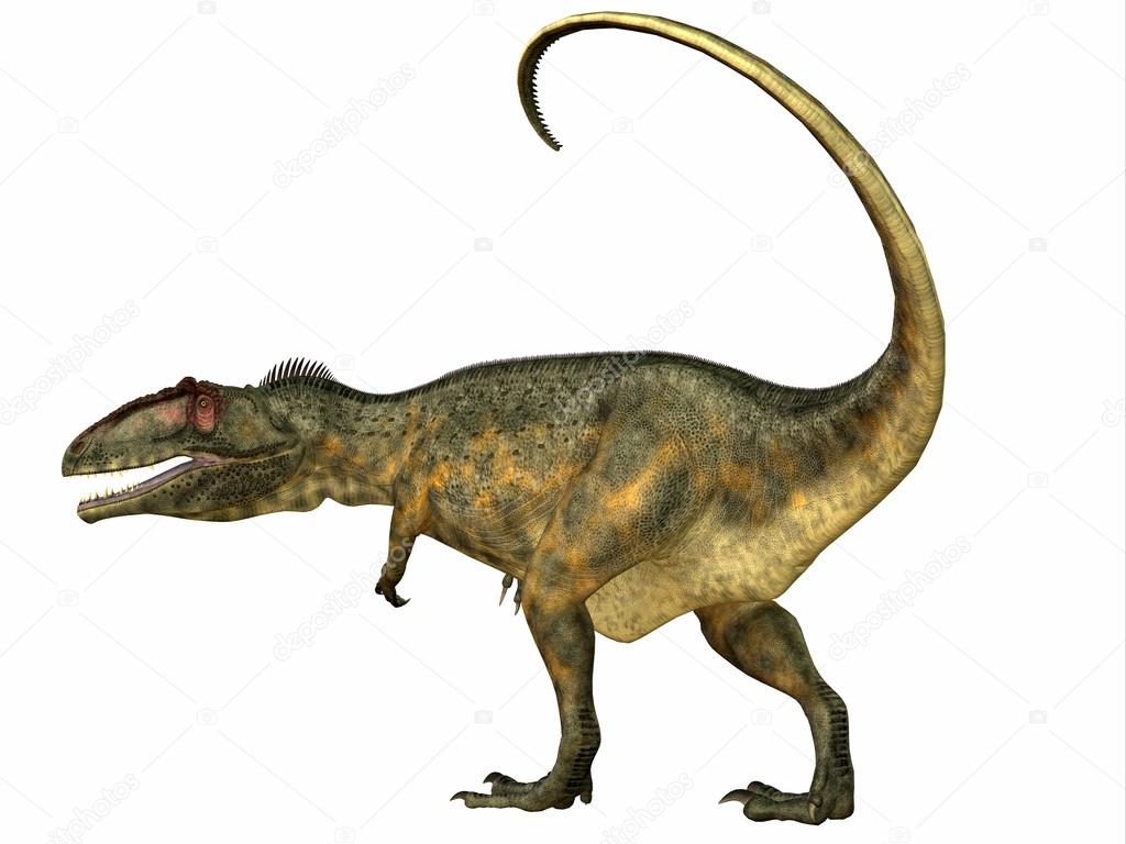 Giganotosaurus dinosaurie svans — stockfotografi © coreyford #79961222