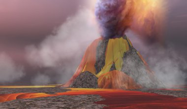Volcanic Lands clipart