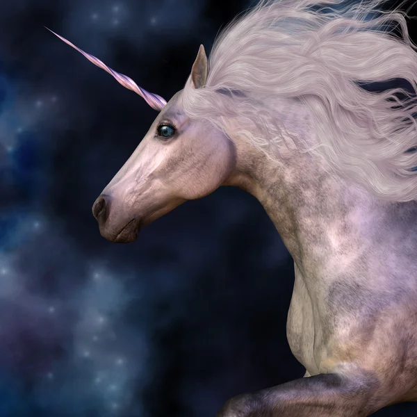 Lulukdayan grijs Unicorn — Stockfoto