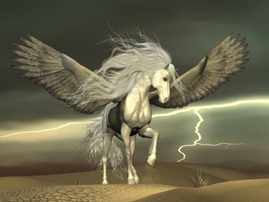 Pegasus ve karanlık gökyüzü