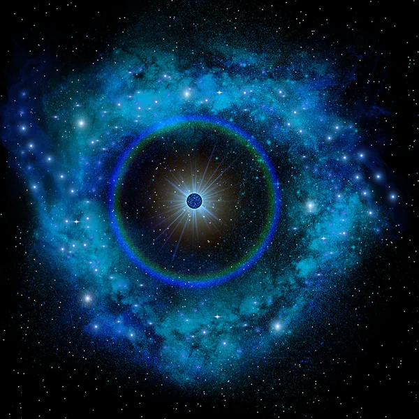 Blue Supernova — Stock Photo, Image