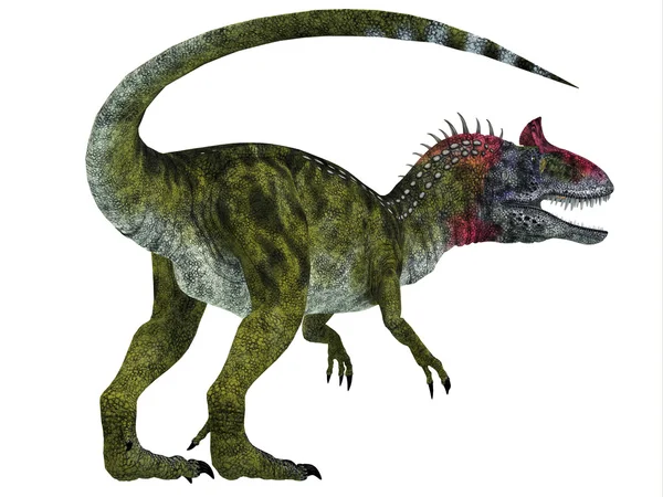 Cryolophosaurus dinosauří ocas — Stock fotografie