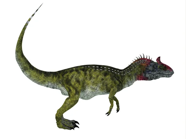 Perfil de Cryolophosaurus Side — Fotografia de Stock