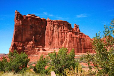 Arches National Park, Utah USA - Tower of Babel, Courthouse Towe clipart