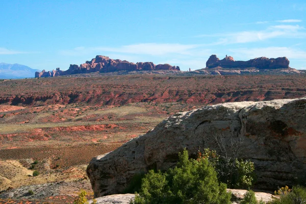 Tuin van Eden rotsformaties, Arches Nationaal Park, Moab, Utah — Stockfoto