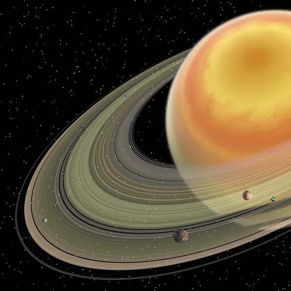 Planeta Saturn — Stock fotografie