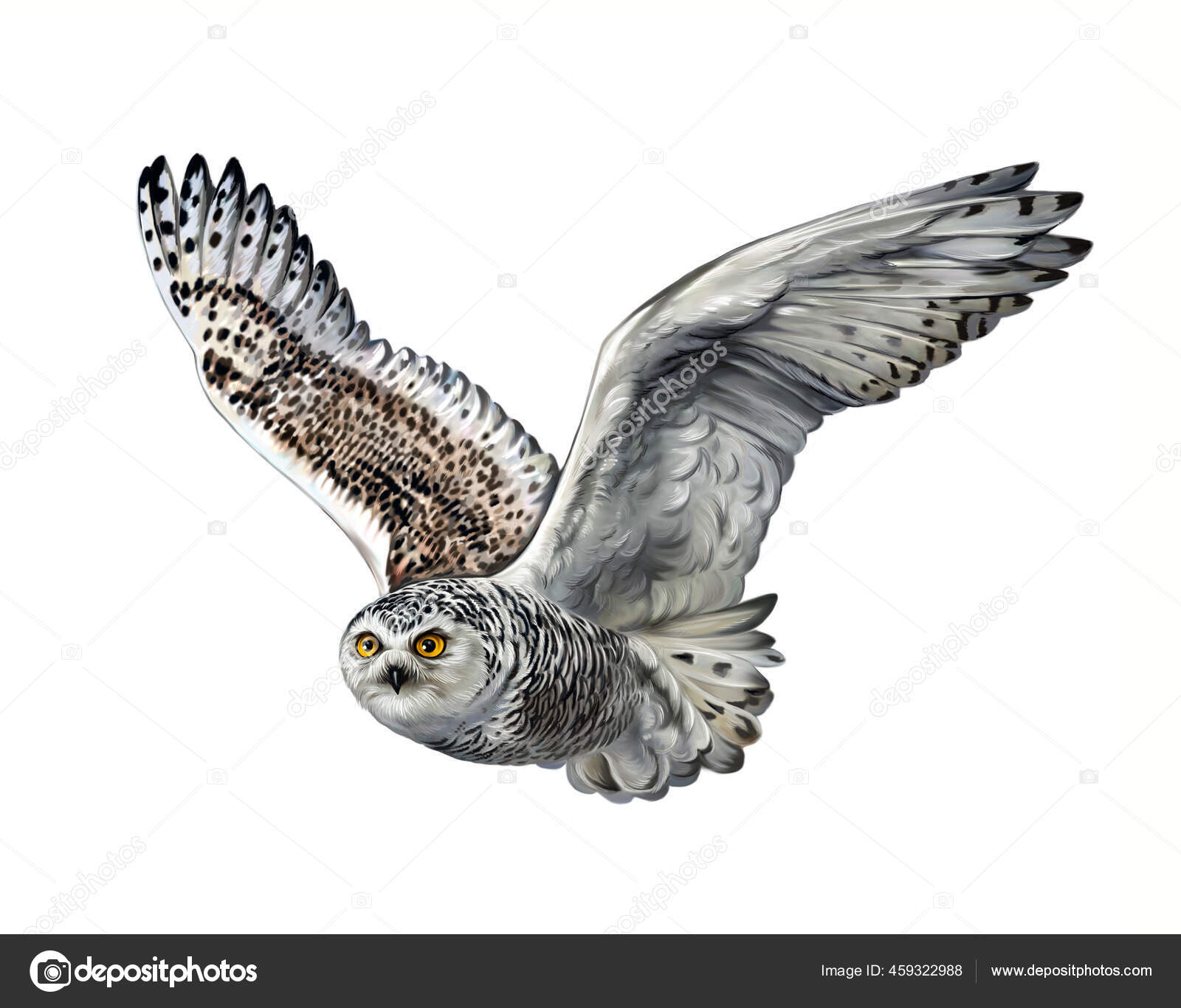 Grande Peluche Chouette Harfang des Neiges Living Nature, image size:1600x1366