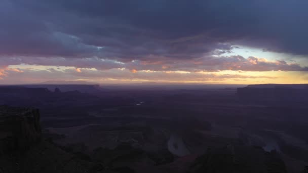 Dead Horse Point State Park Юта, США. Повітряний вид. — стокове відео