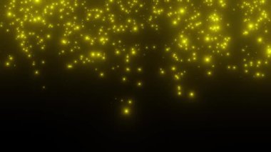 Altın Konfeti Parçacıkları Yağmuru