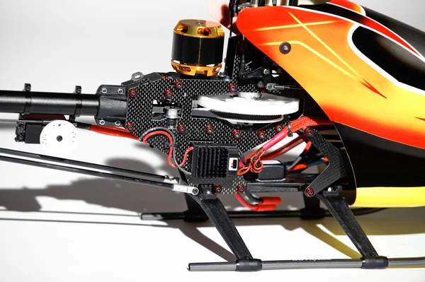 Helikopter parçaları closeup radyo kontrollü