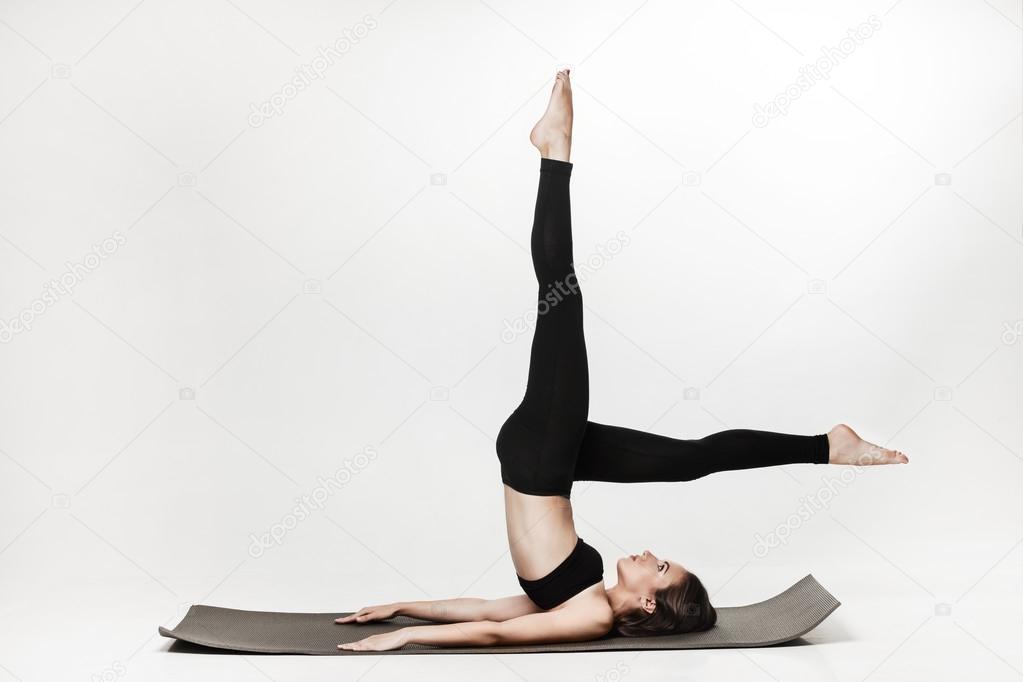 Woman doing exercises