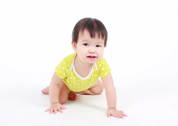 Retrato de bonito asiático bebê — Fotografia de Stock