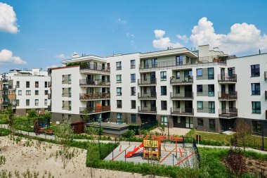 Avrupa 'da yeni modern konut kompleksi