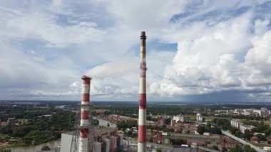 Tüten bitki borularının hava görüntüsü