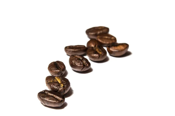 Egy maroknyi szemes kávé — Stock Fotó